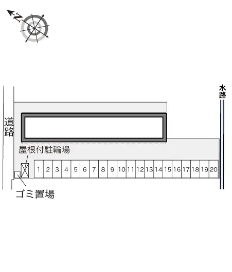 ★手数料０円★米子市博労町３丁目　月極駐車場（LP）